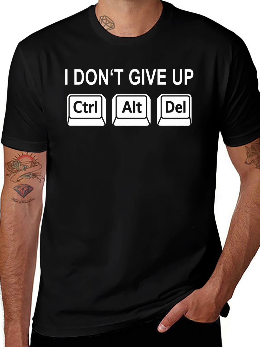 I Dont Give Up Ctrl Alt Del T-Shirt