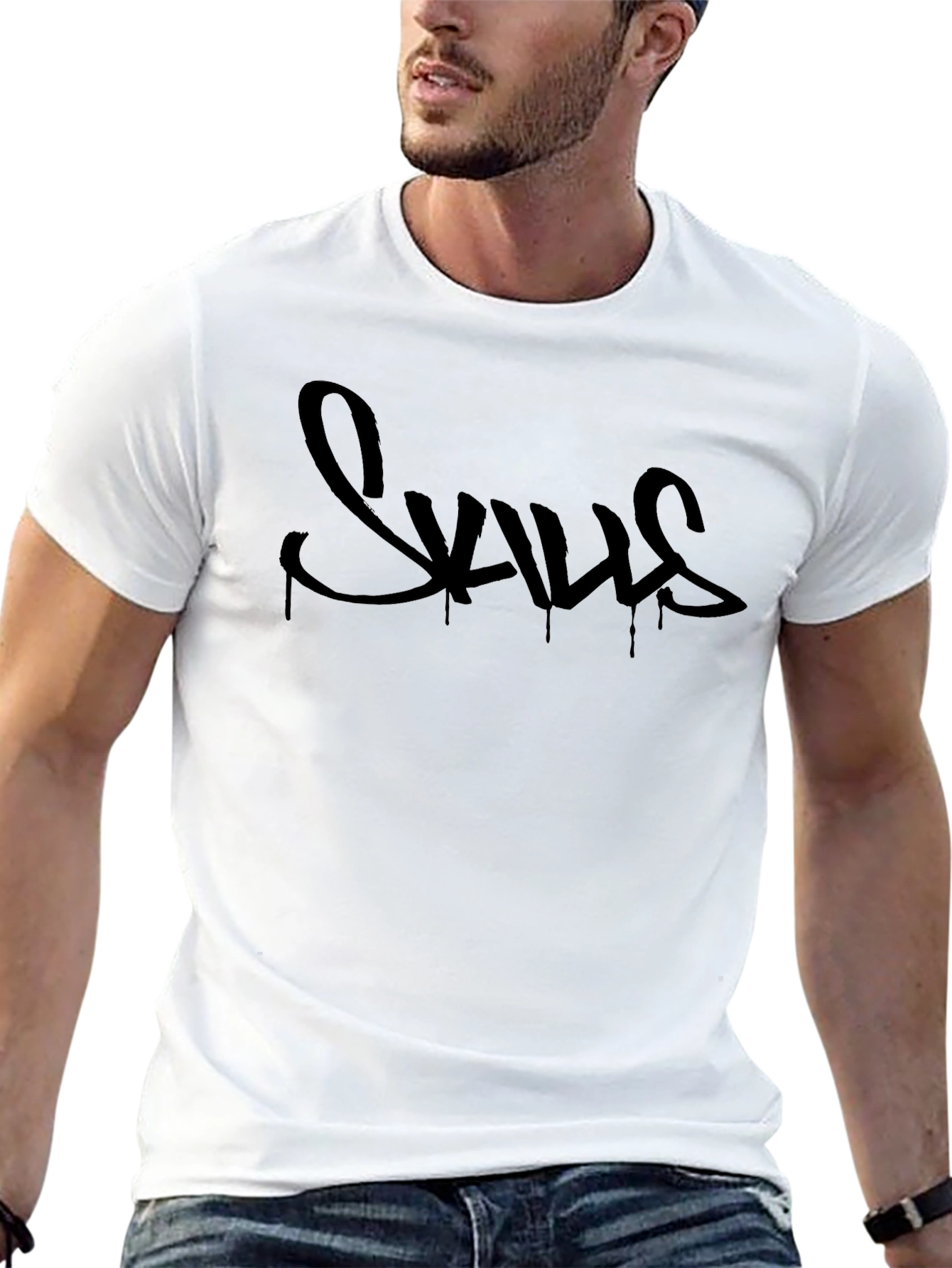 Black Skills Graphic T-Shirt