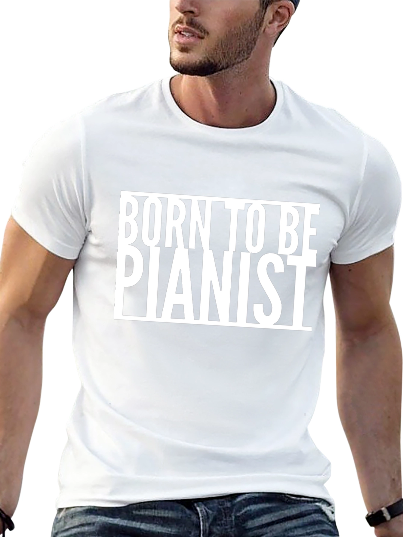 Born To Be Pianist - Graphic T-Shirt