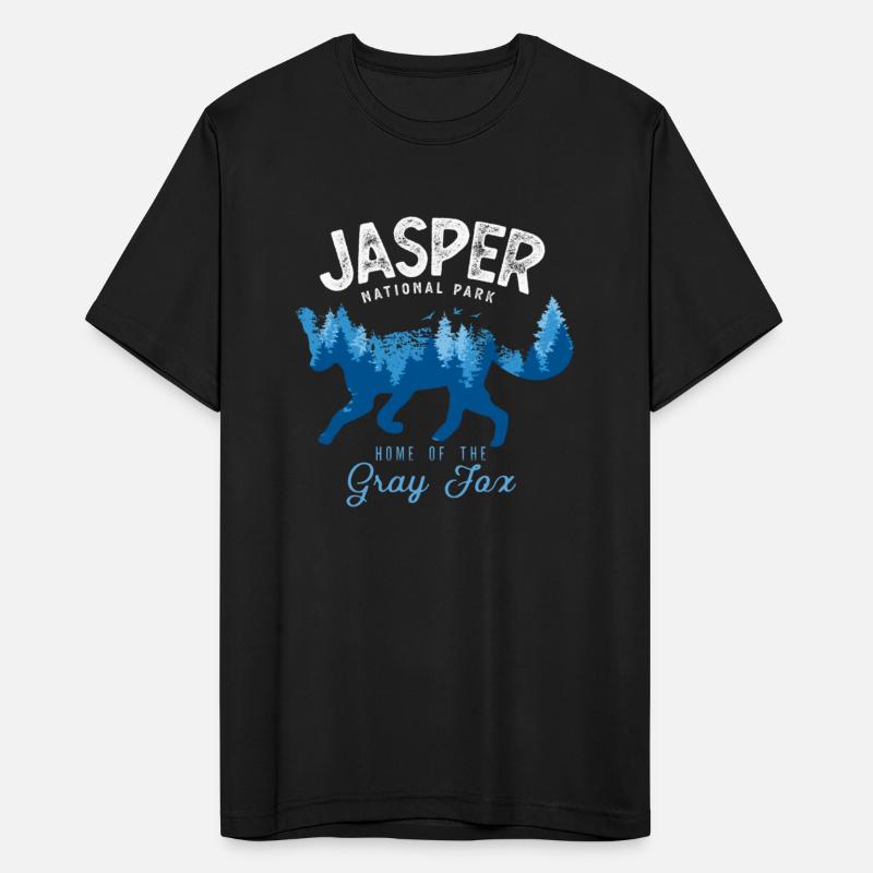 Jasper National Park Gray Fox Vintage Look