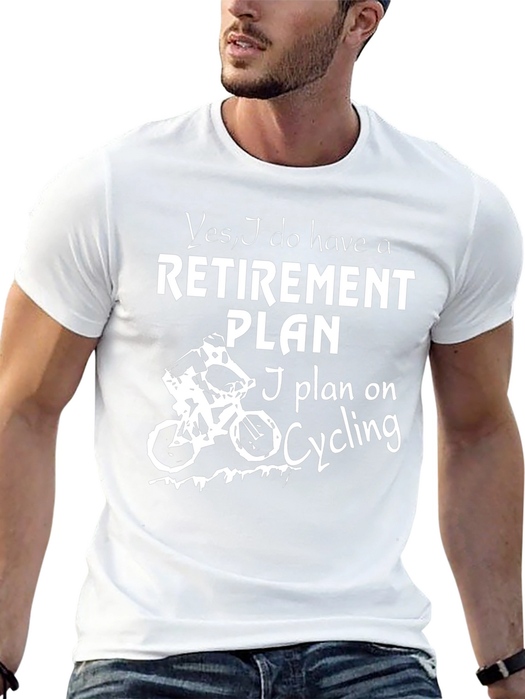 Cycling Retirement Plan Graphic T-Shirt