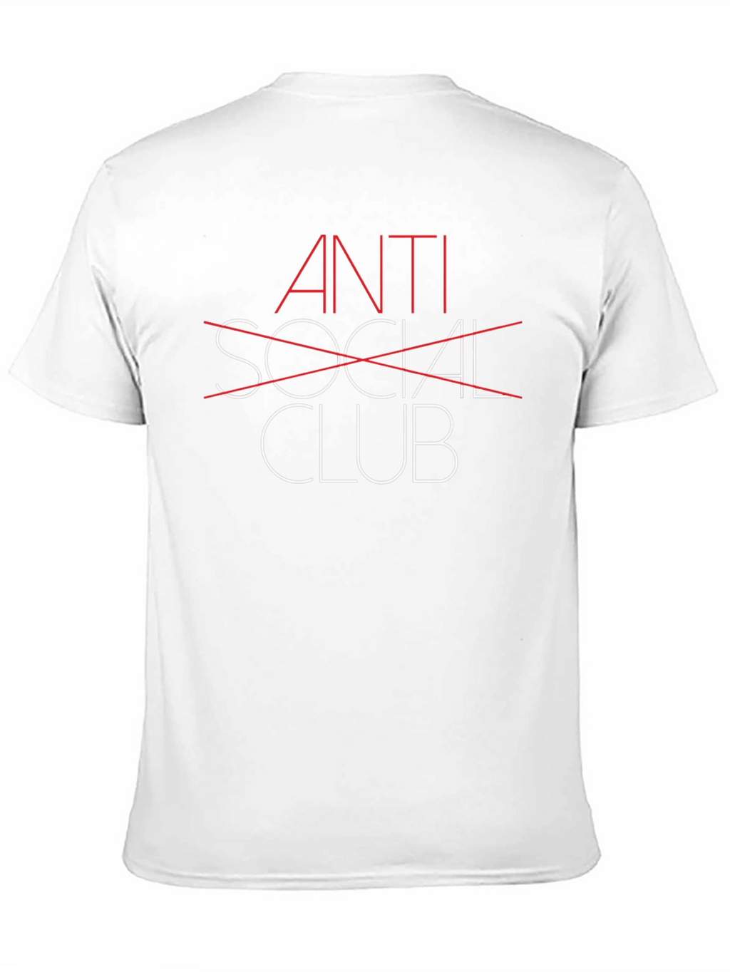 Anti Social Club Black Graphic Tee