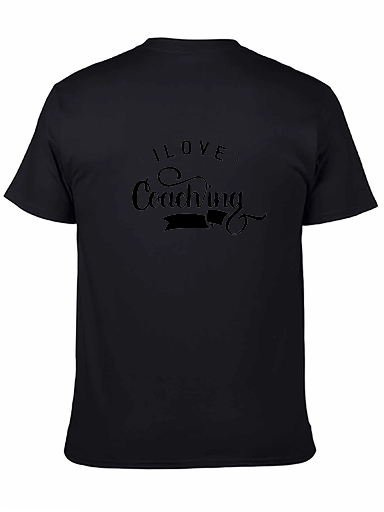 I Love Coaching Black T-Shirt