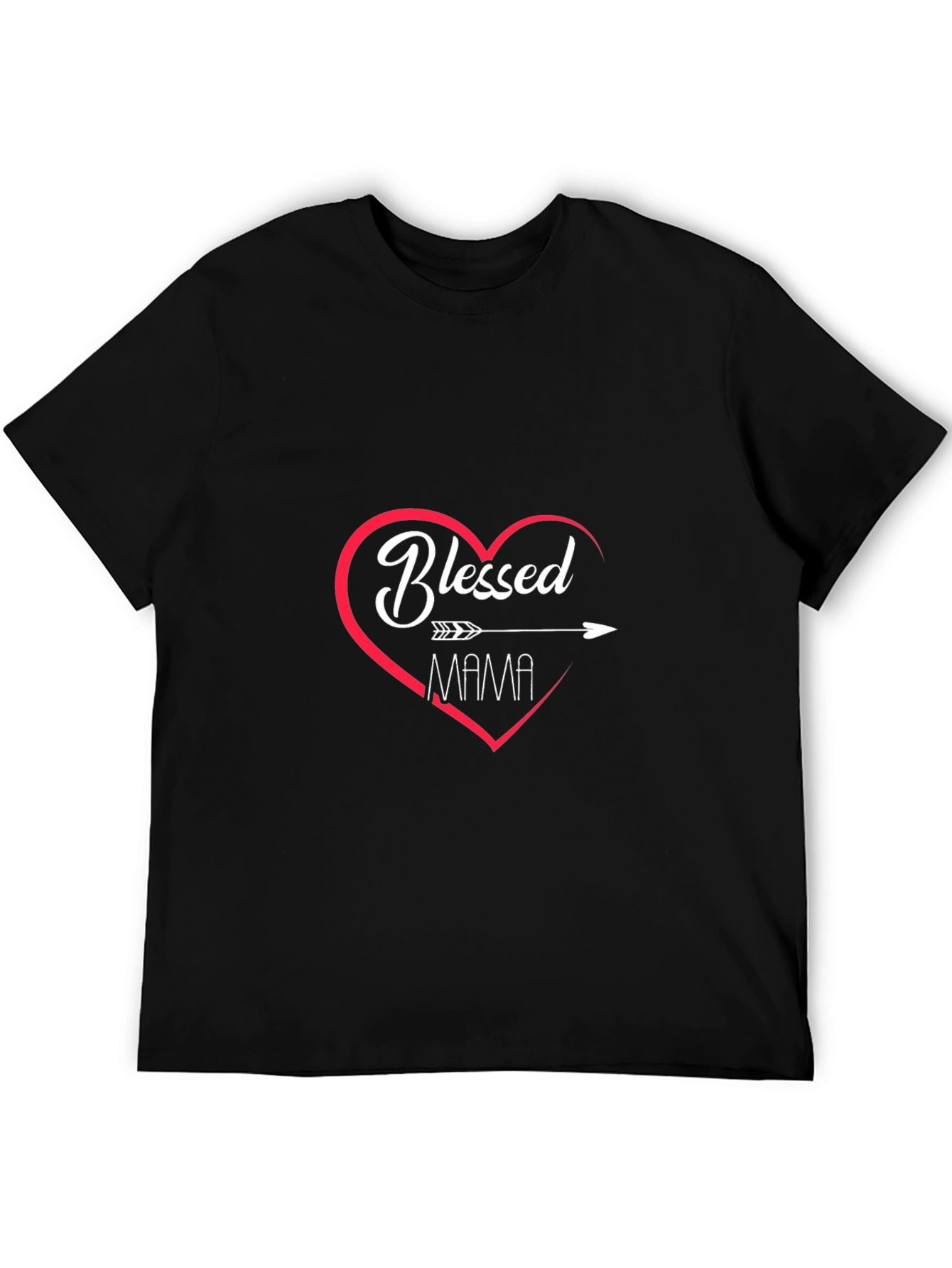 Blessed Mama Heart T-Shirt - Perfect Gift for Mom