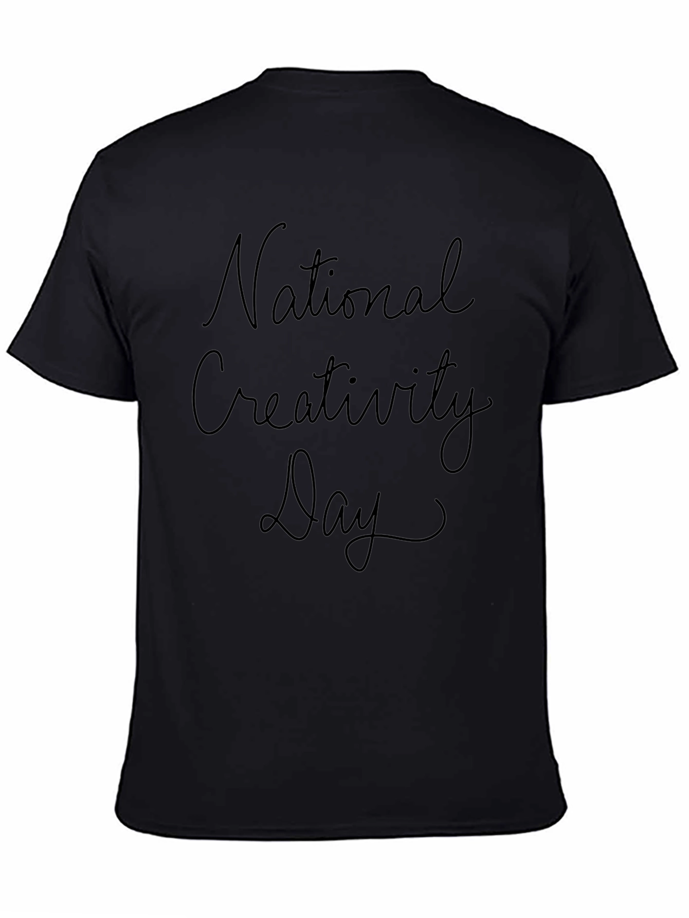 National Creativity Day Black T-Shirt