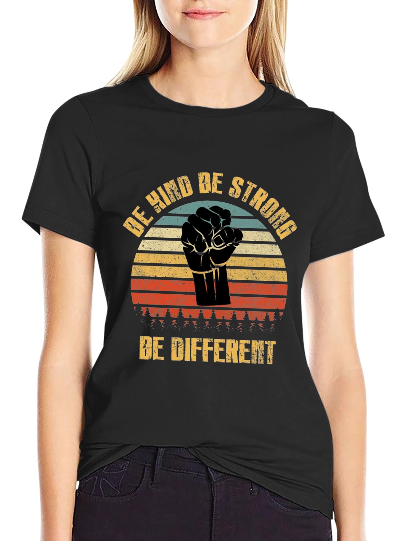 Be Kind Be Strong Graphic T-Shirt
