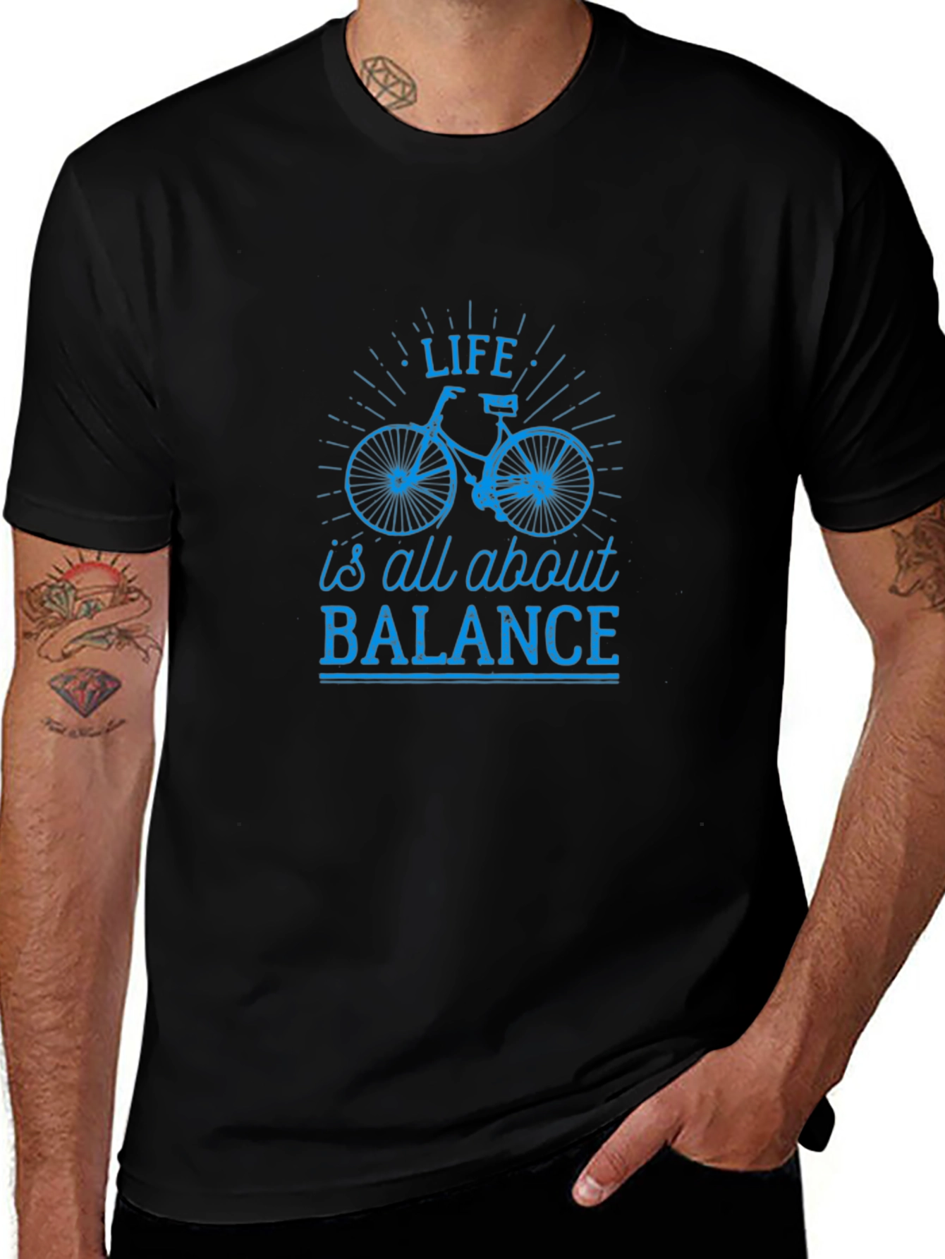 Life is All About Balance Bike T-Shirt