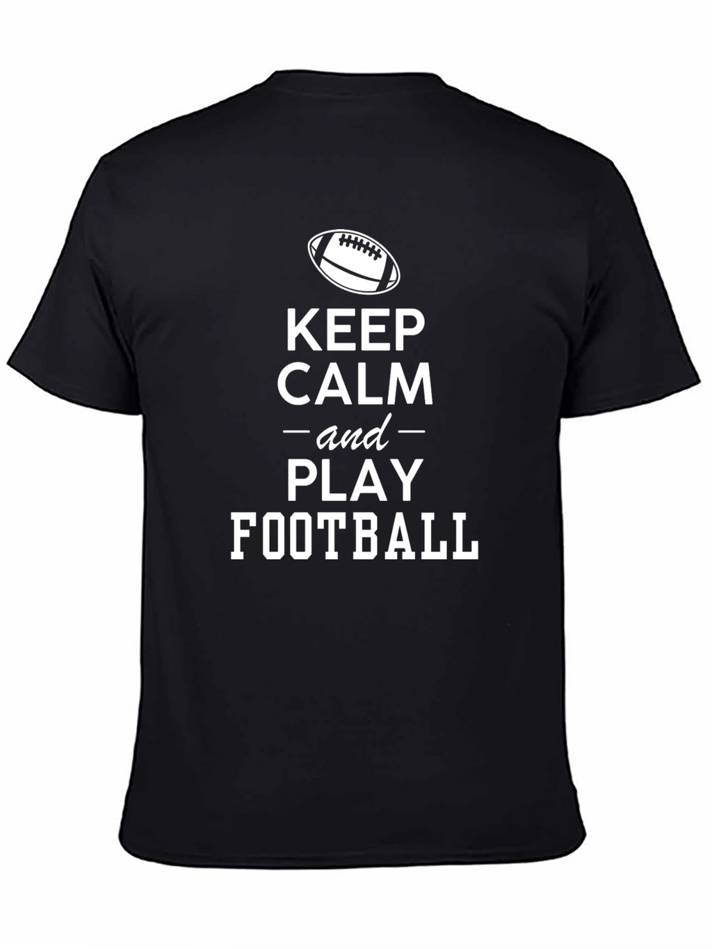 Keep Calm Football T-Shirt - Sporty Graphic Tee