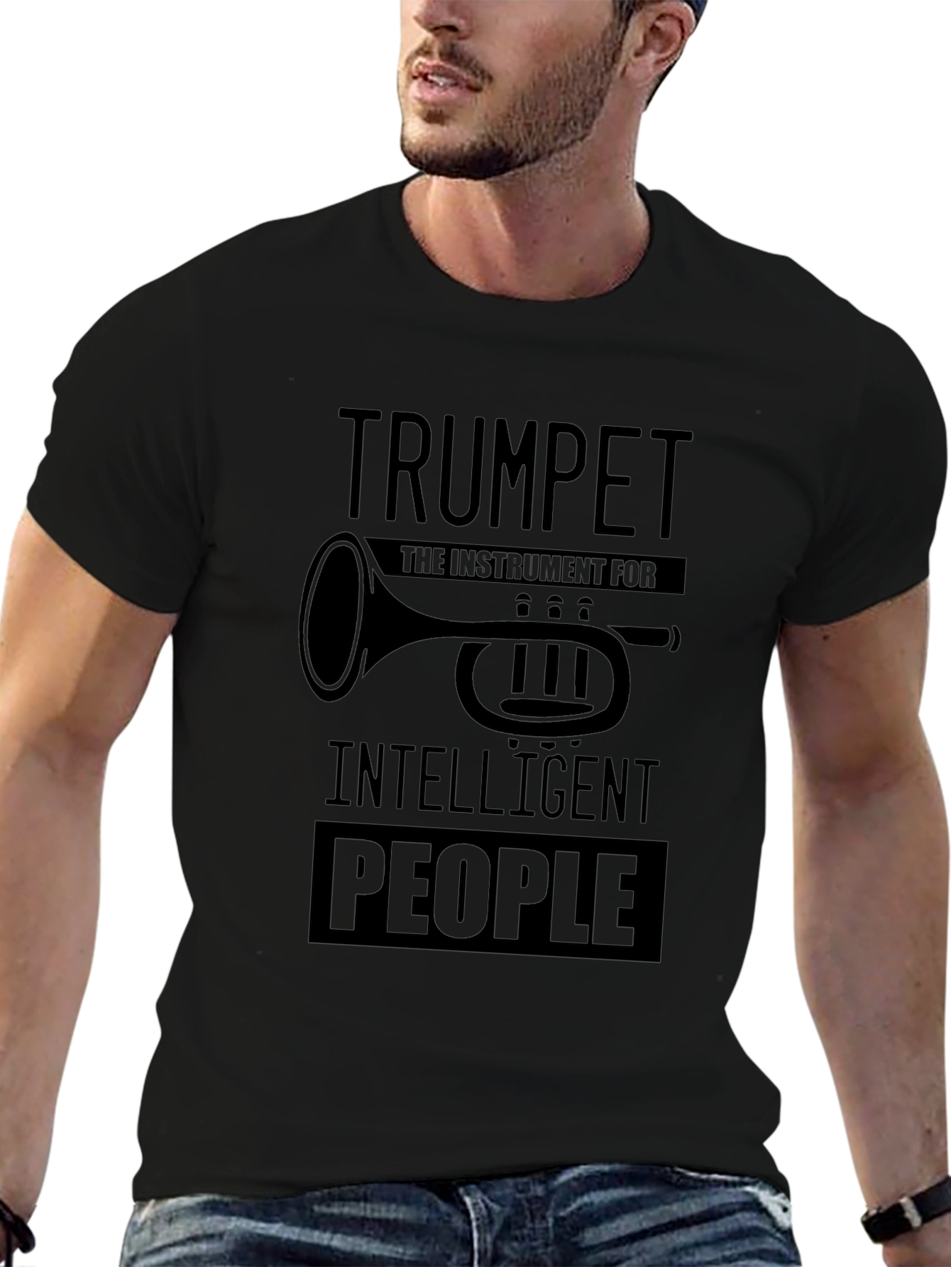 Trumpet for Intelligent People Graphic Tee