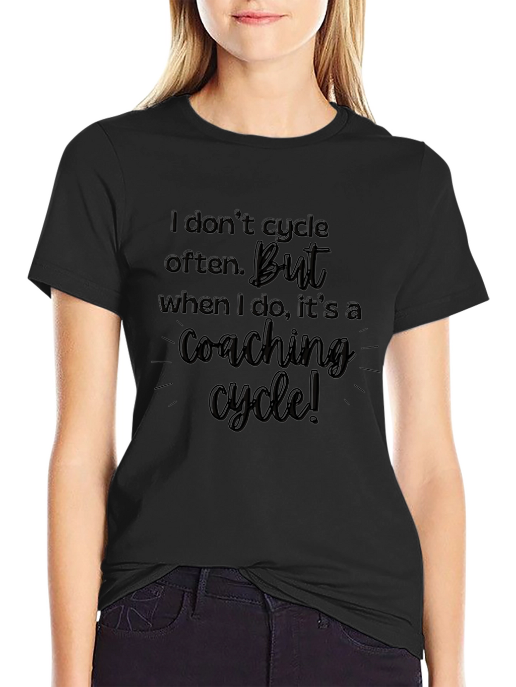 Coaching Cycle T-Shirt - Funny Coach Tee