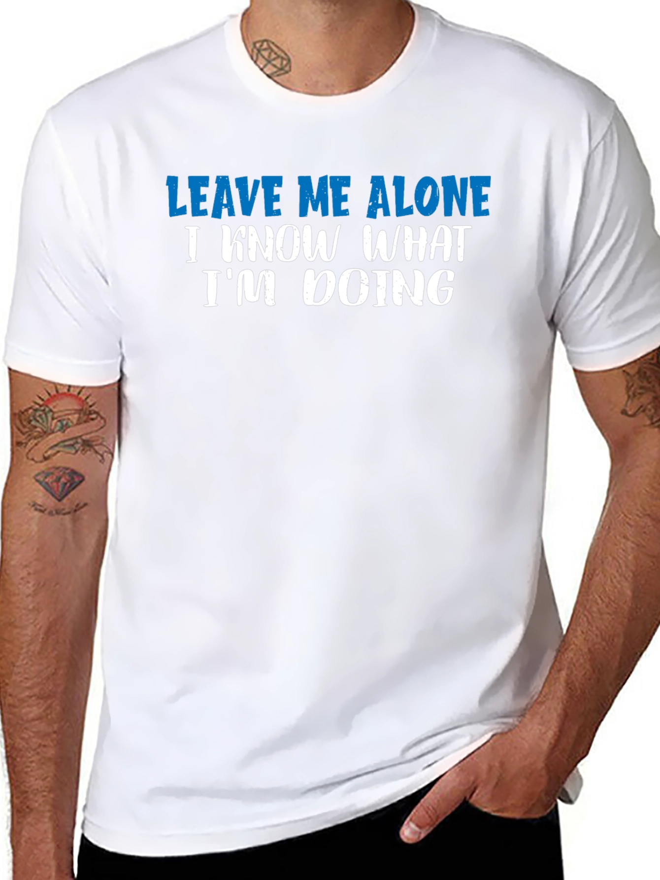 Leave Me Alone T-Shirt - Funny Sarcastic Graphic Tee