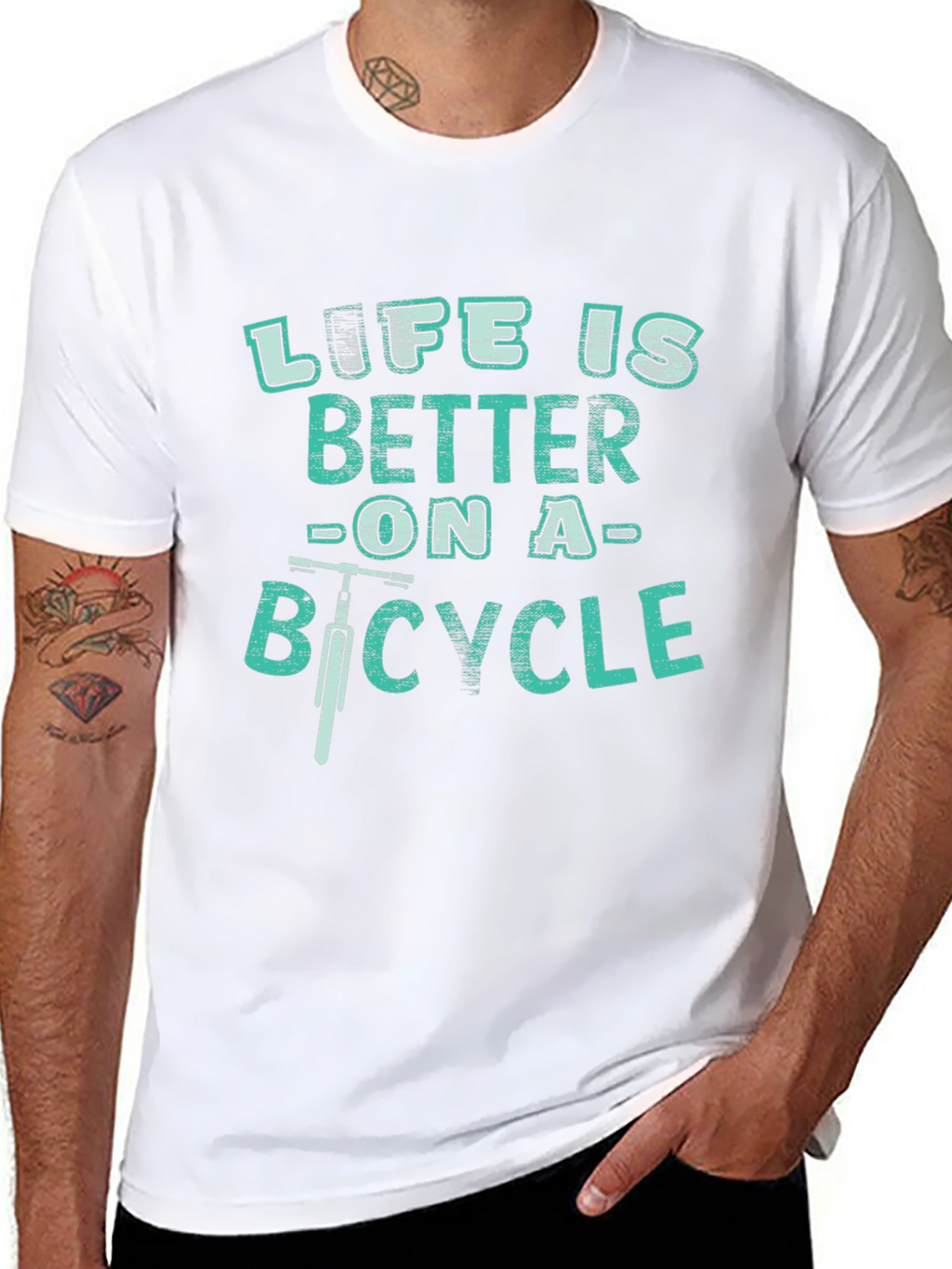 Life Is Better on a Bicycle Graphic Tee