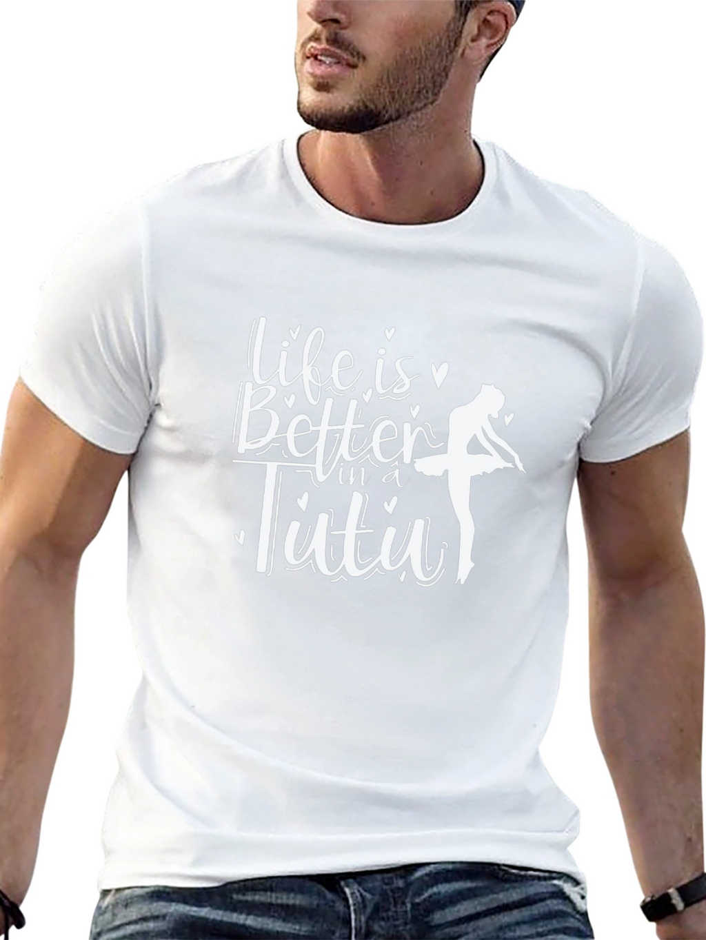 Life is Better in a Tutu Black Tee