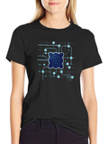 Bitcoin Circuit Board Black T-Shirt - Crypto Tech Style