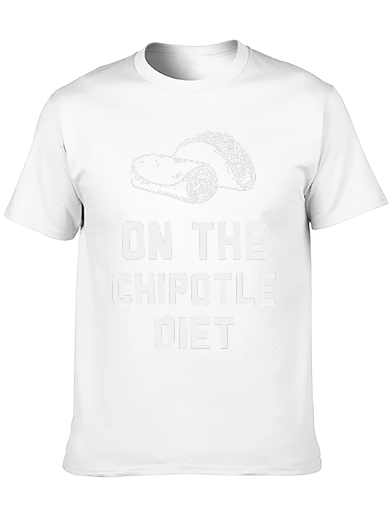 Chipotle Diet Graphic T-Shirt - Funny Foodie Tee