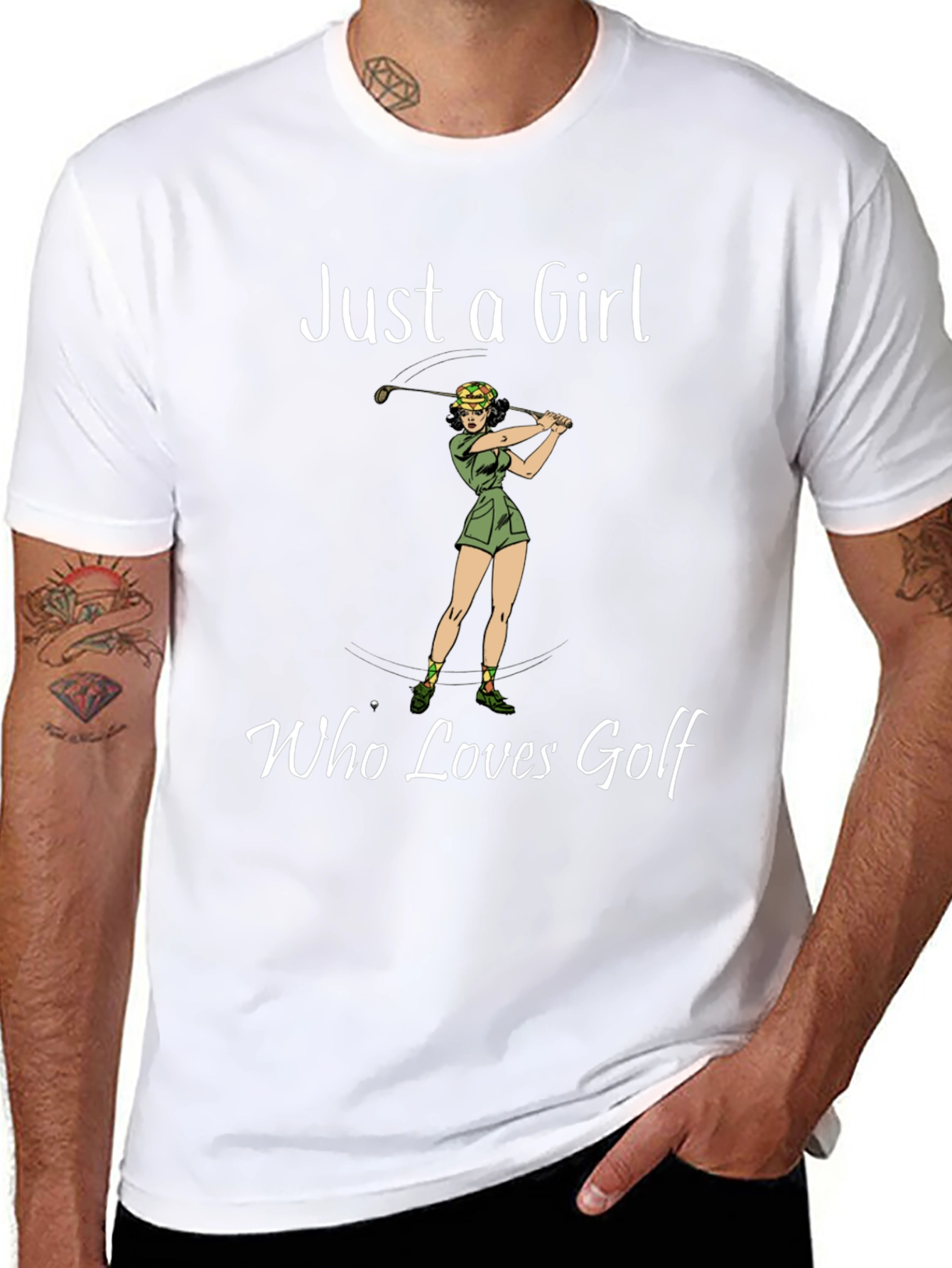 Just a Girl Who Loves Golf T-Shirt