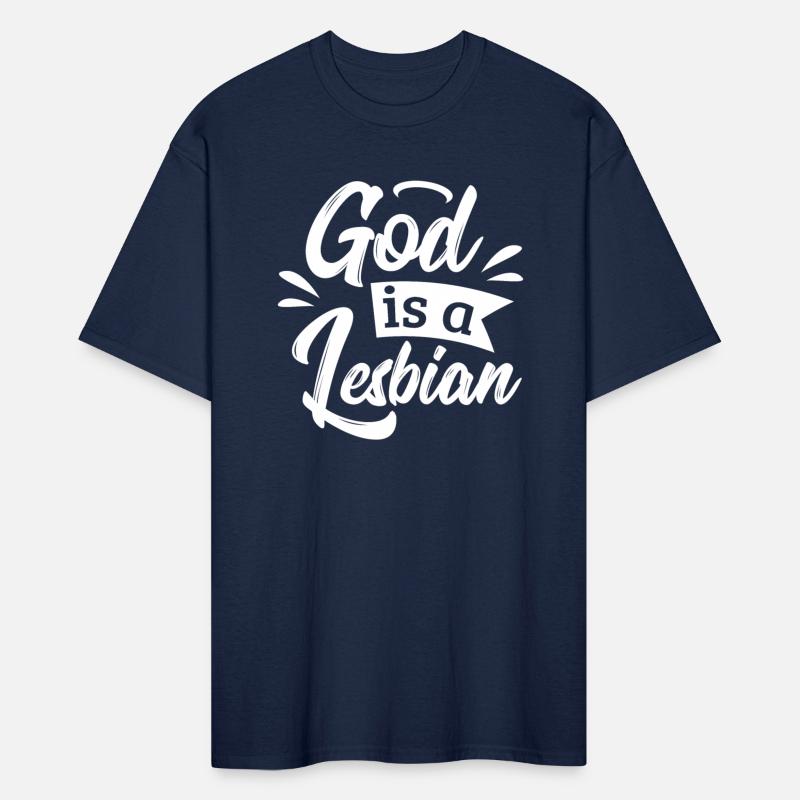 LGBT Gay Pride Lesbian God is a Lesbian white