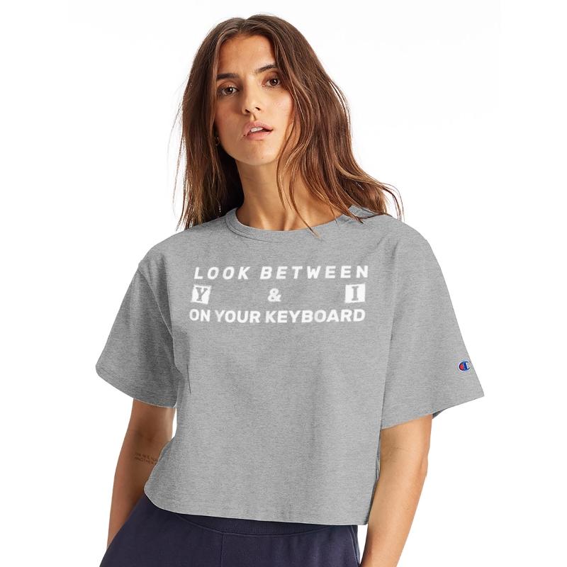 Look between your keyboard