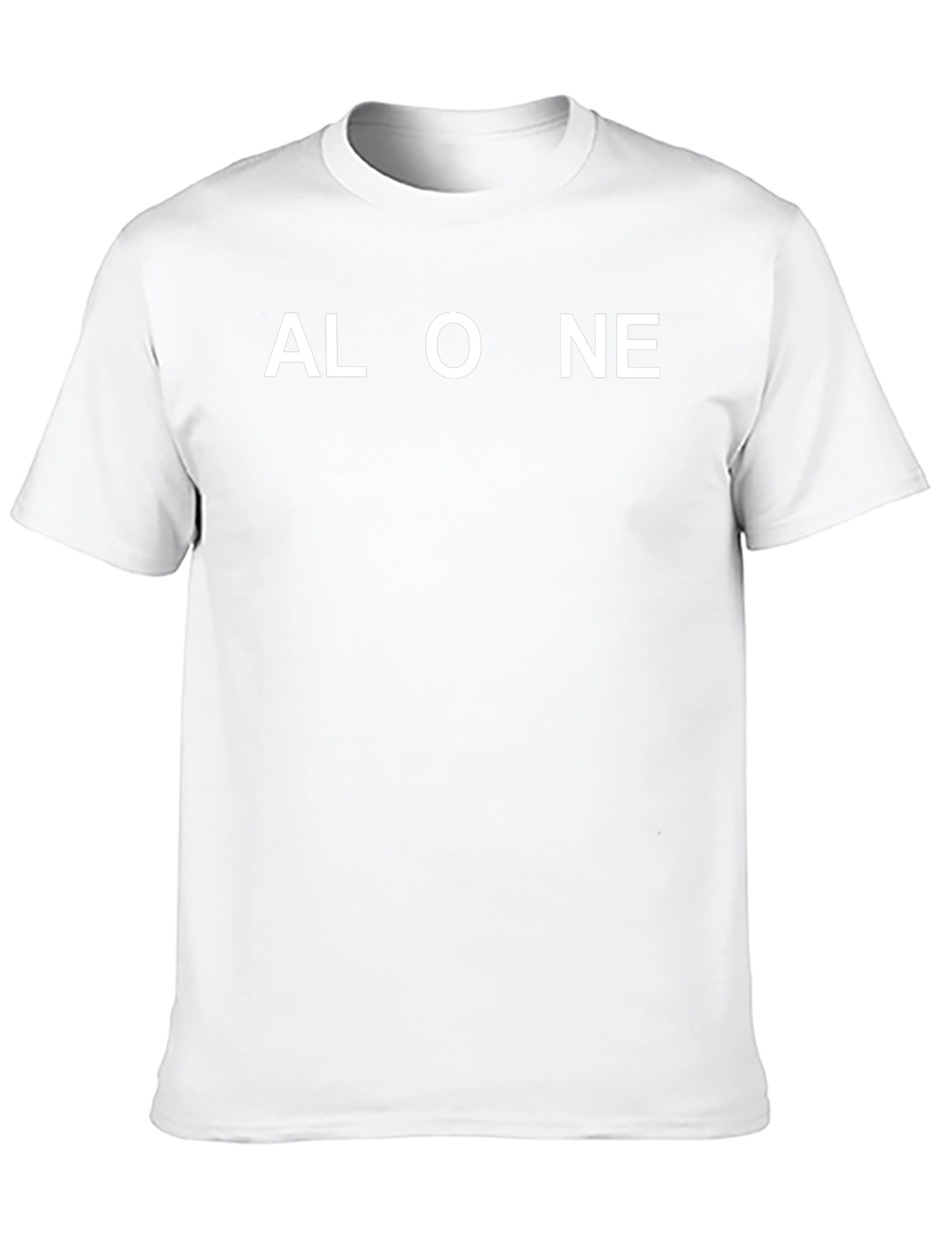 Alone Black T-Shirt | Relaxed Comfort