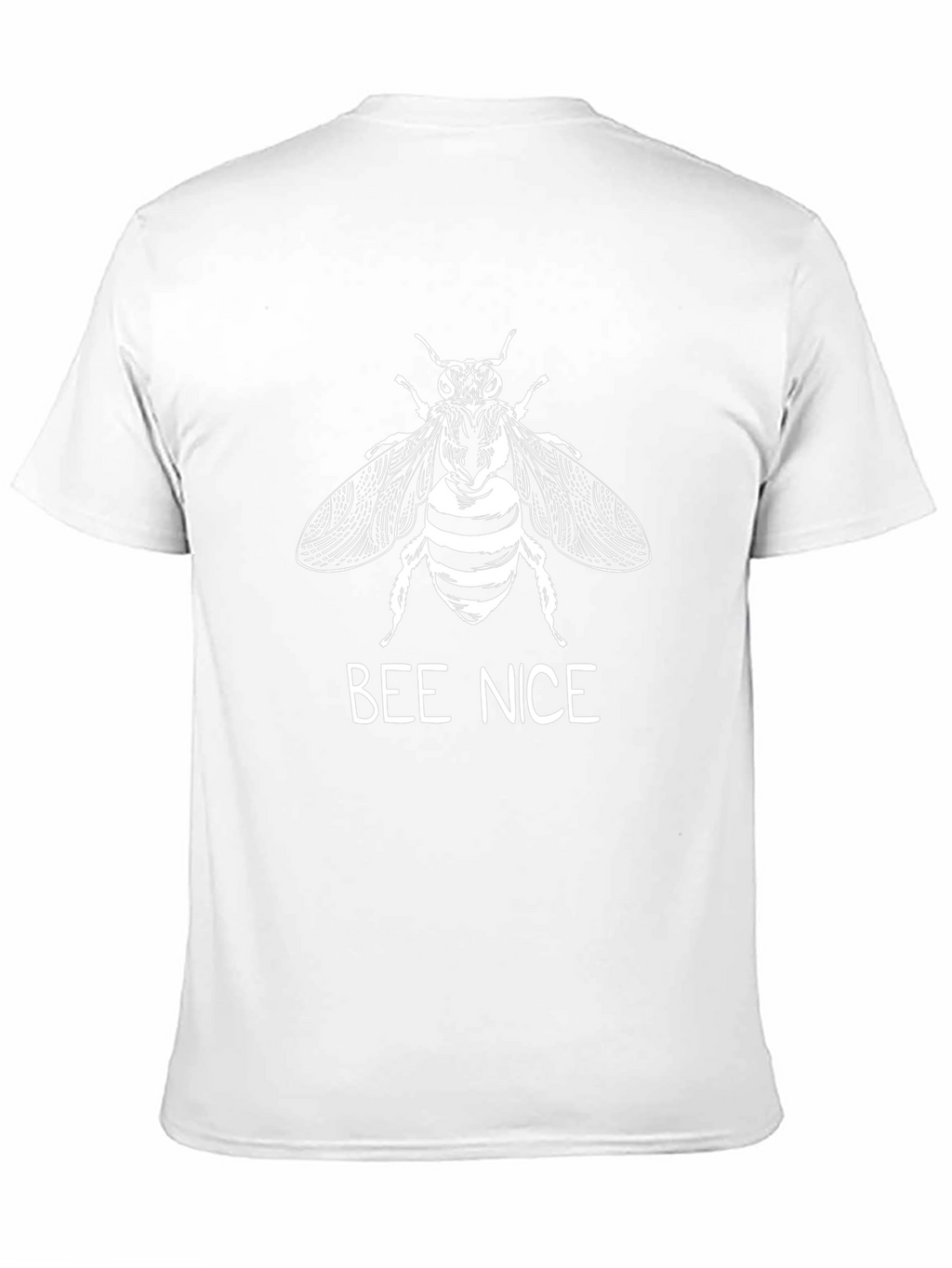 Bee Nice Graphic Tee - Mens Black Cotton T-Shirt
