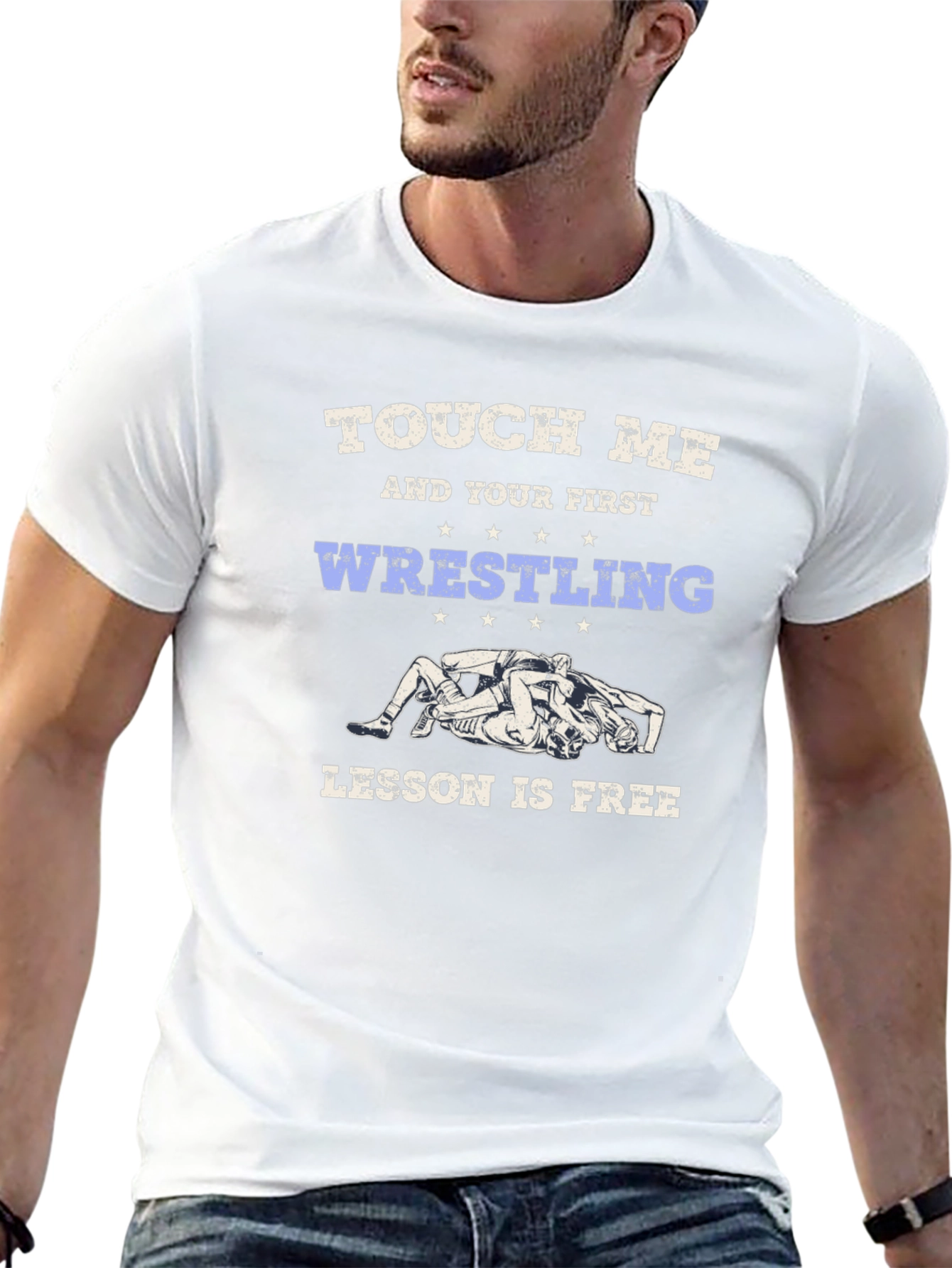 Touch Me Wrestling Lesson Free Tee