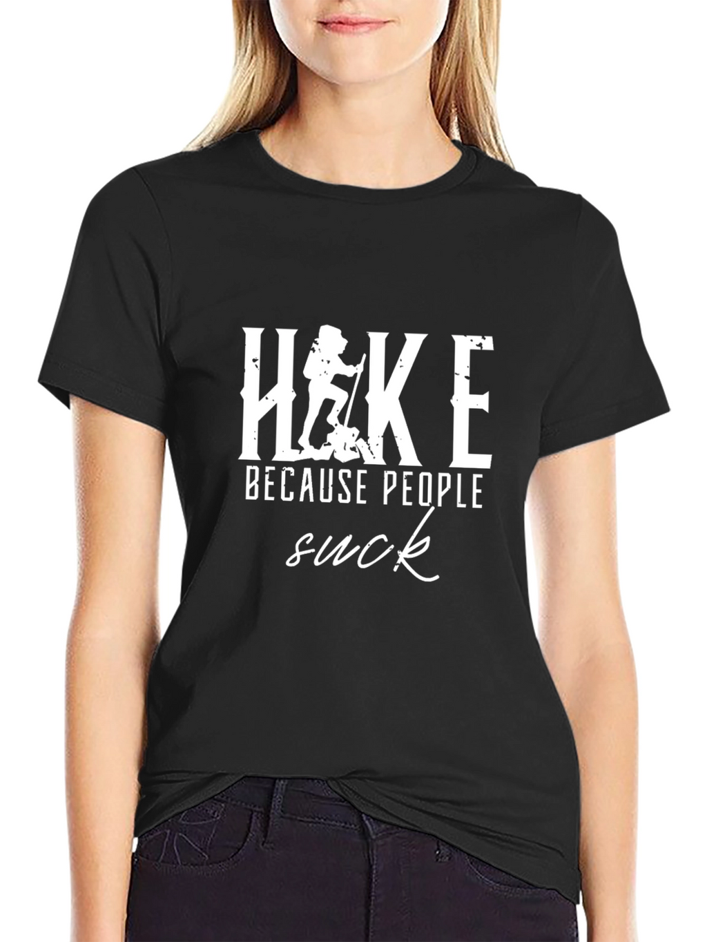Hike Because People Suck T-Shirt