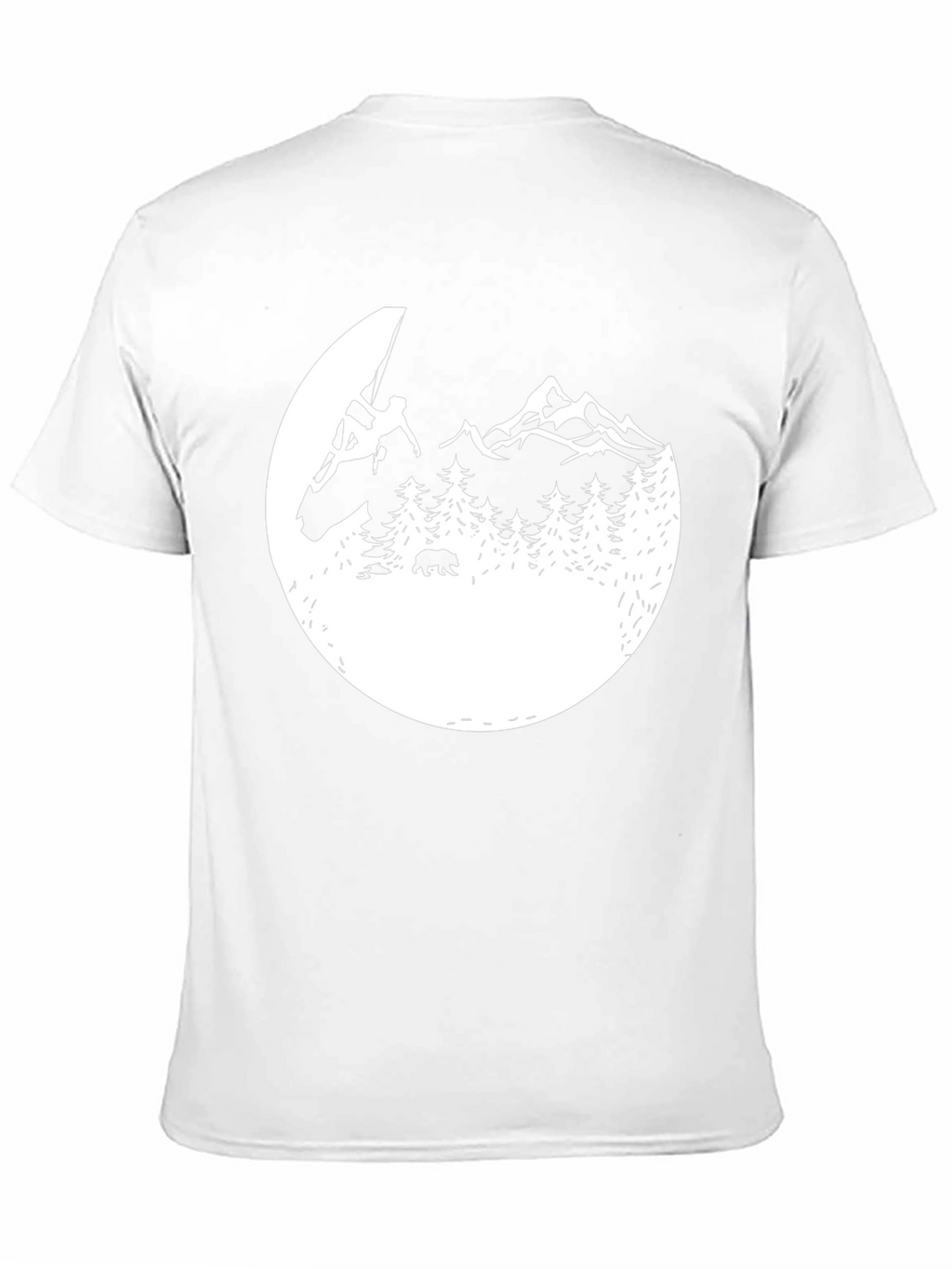 Mountain Climber Graphic Tee - Black