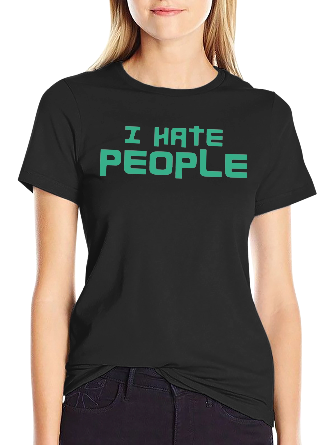 I Hate People Graphic T-Shirt - Anti-Social Tee