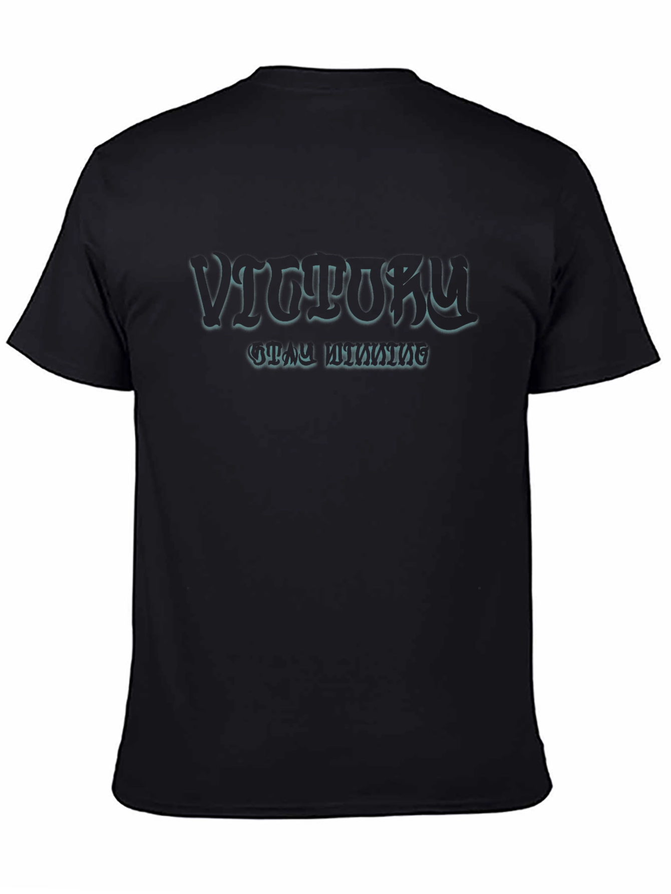 VJOLOKU Black Graphic Tee