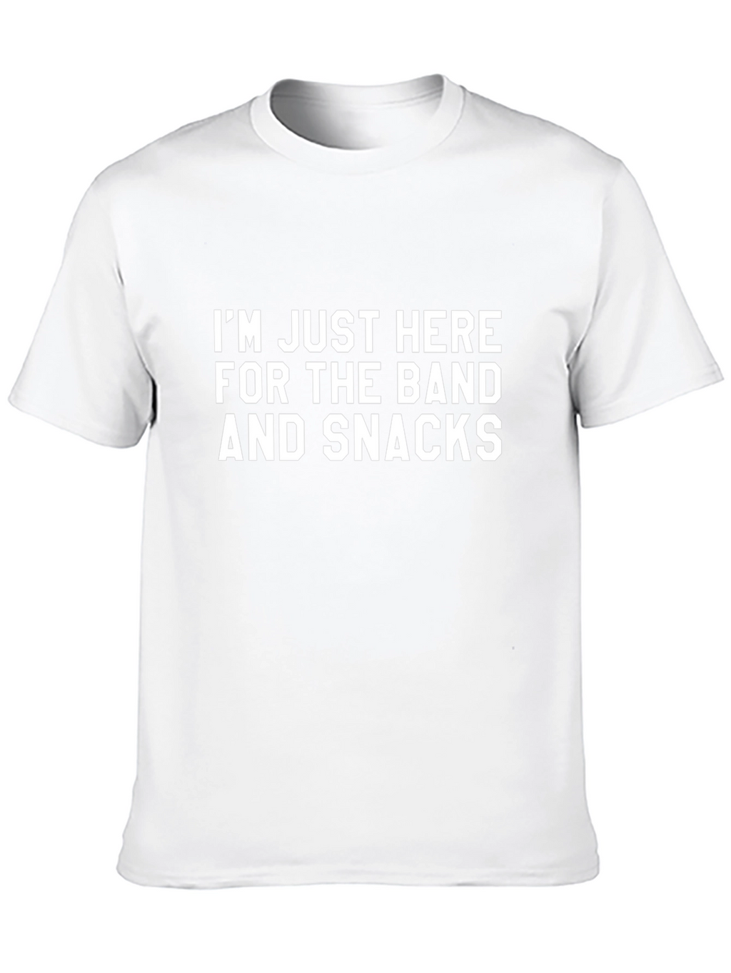 Band & Snacks T-Shirt: Funny Music Lover Tee
