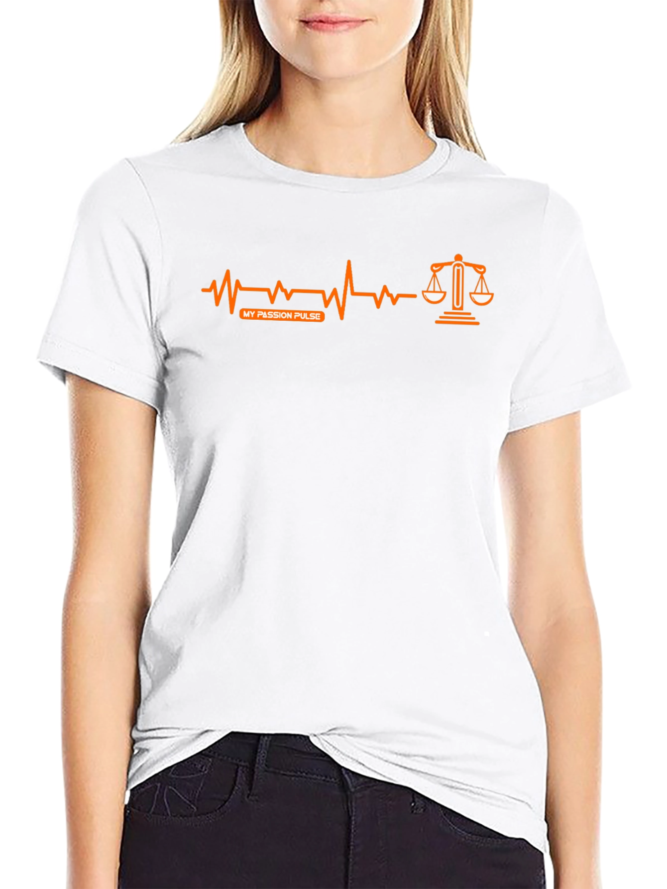 Lawyer Passion Pulse T-Shirt - Scales of Justice