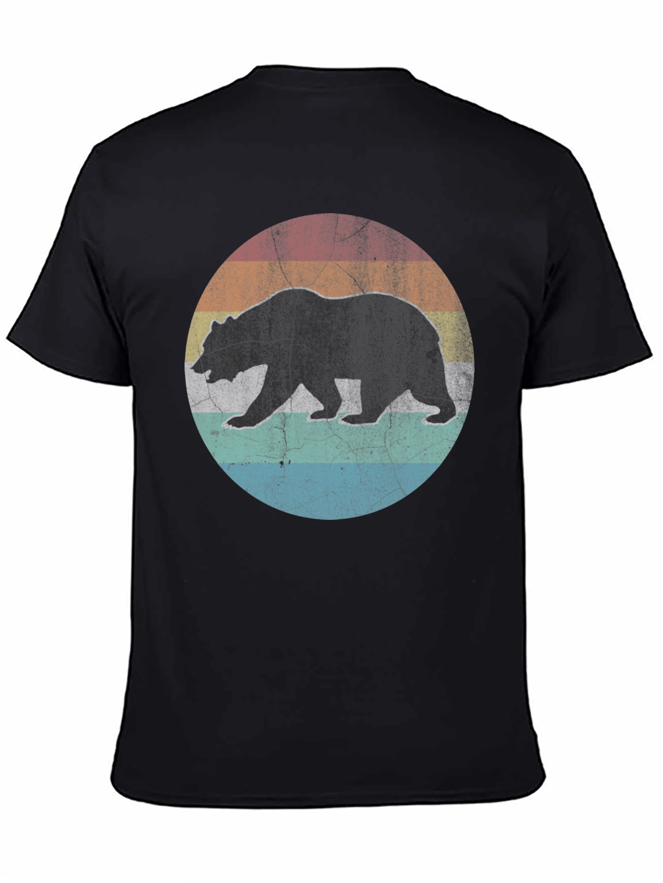 Vintage Bear Graphic Tee - Retro Style Comfort