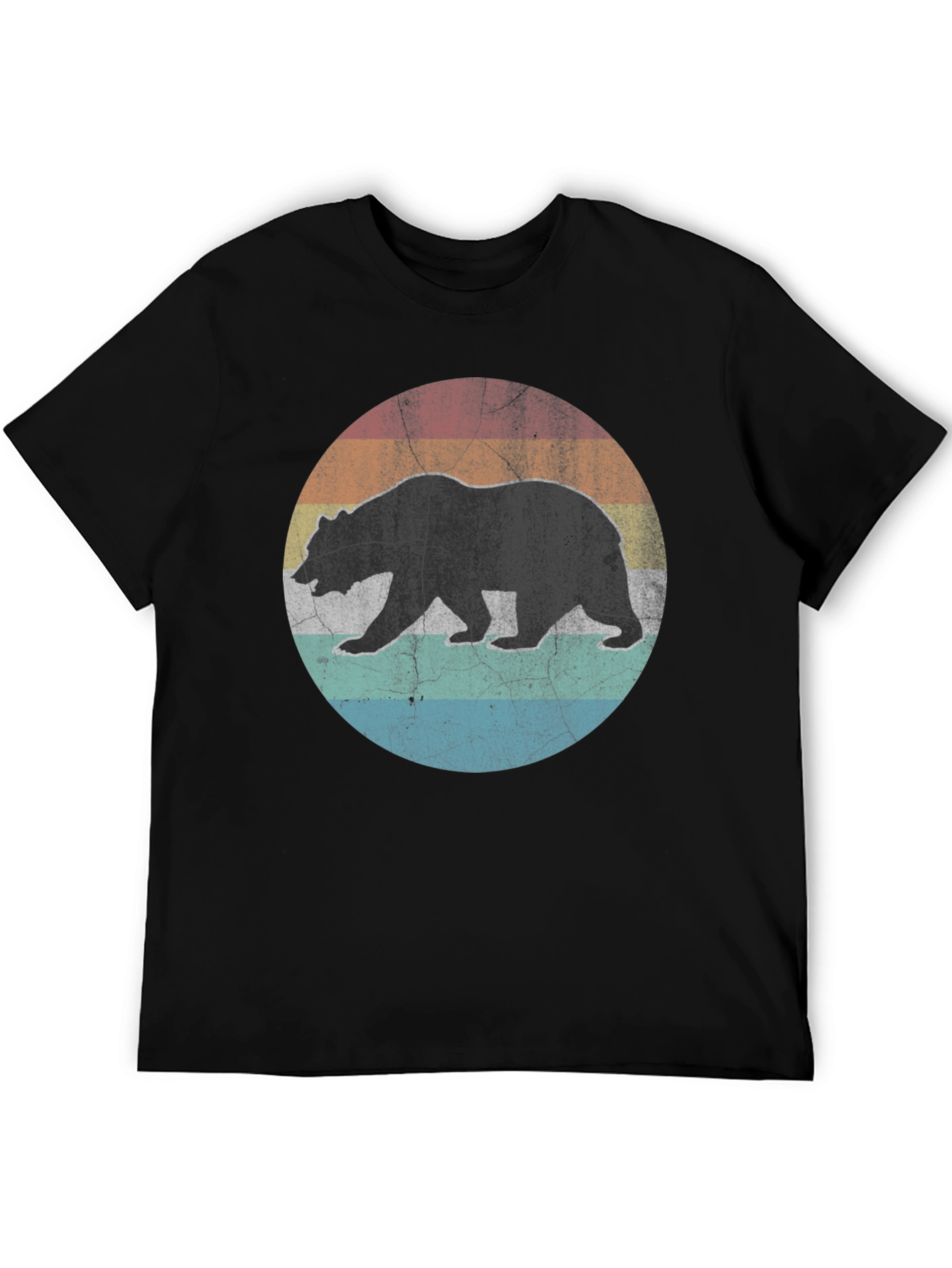 Vintage Bear Graphic Tee - Retro Style Comfort