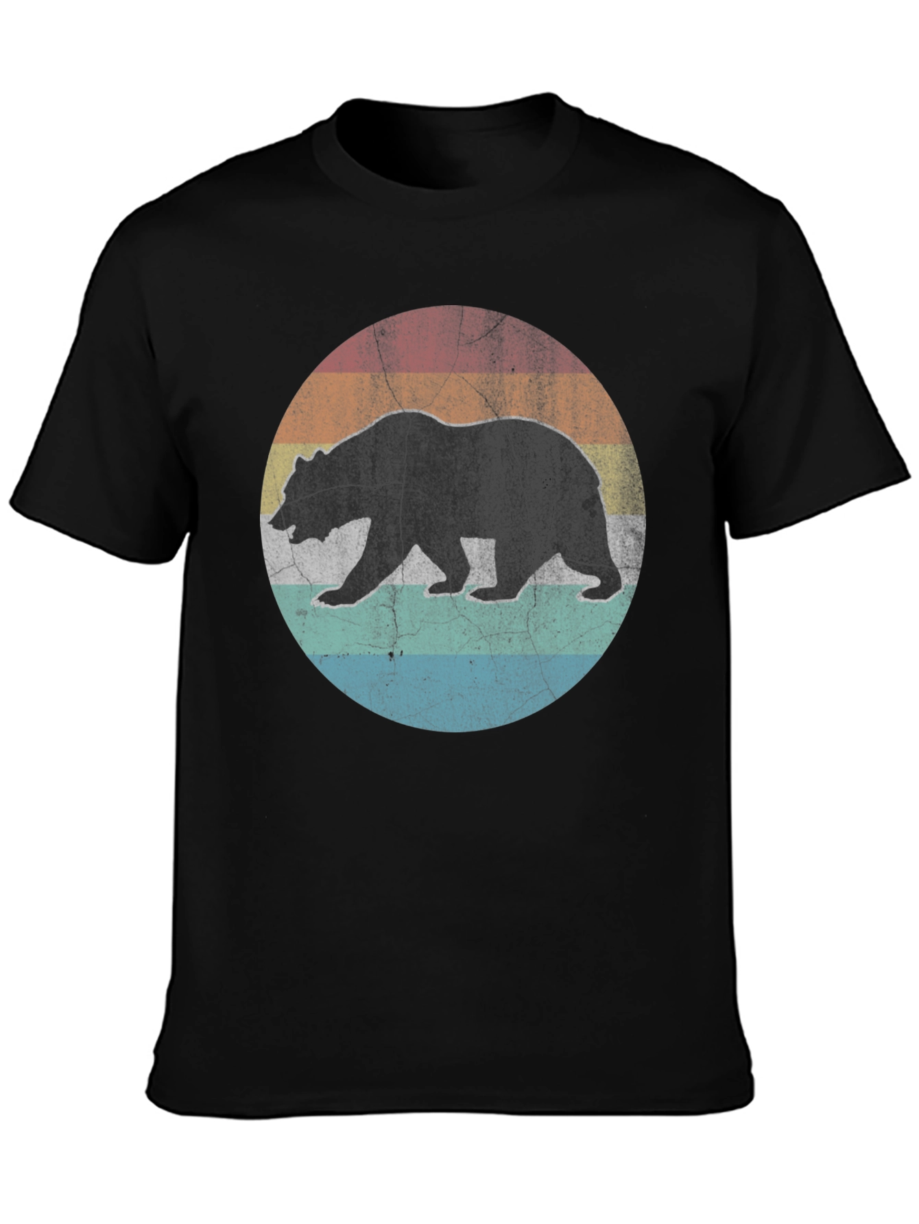 Vintage Bear Graphic Tee - Retro Style Comfort