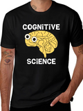 Cognitive Science Brain Graphic T-Shirt
