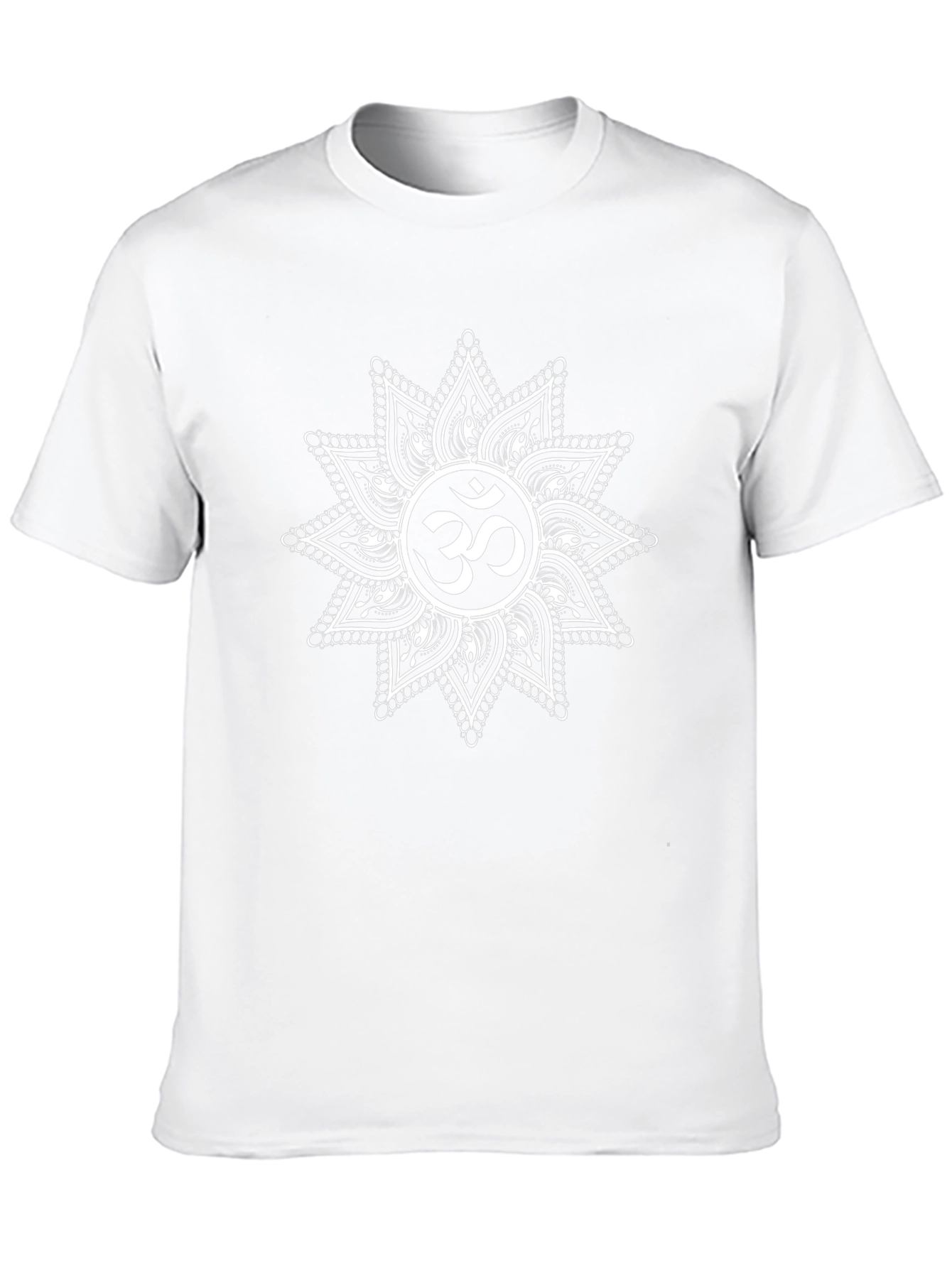 Om Mandala Graphic Tee - Black