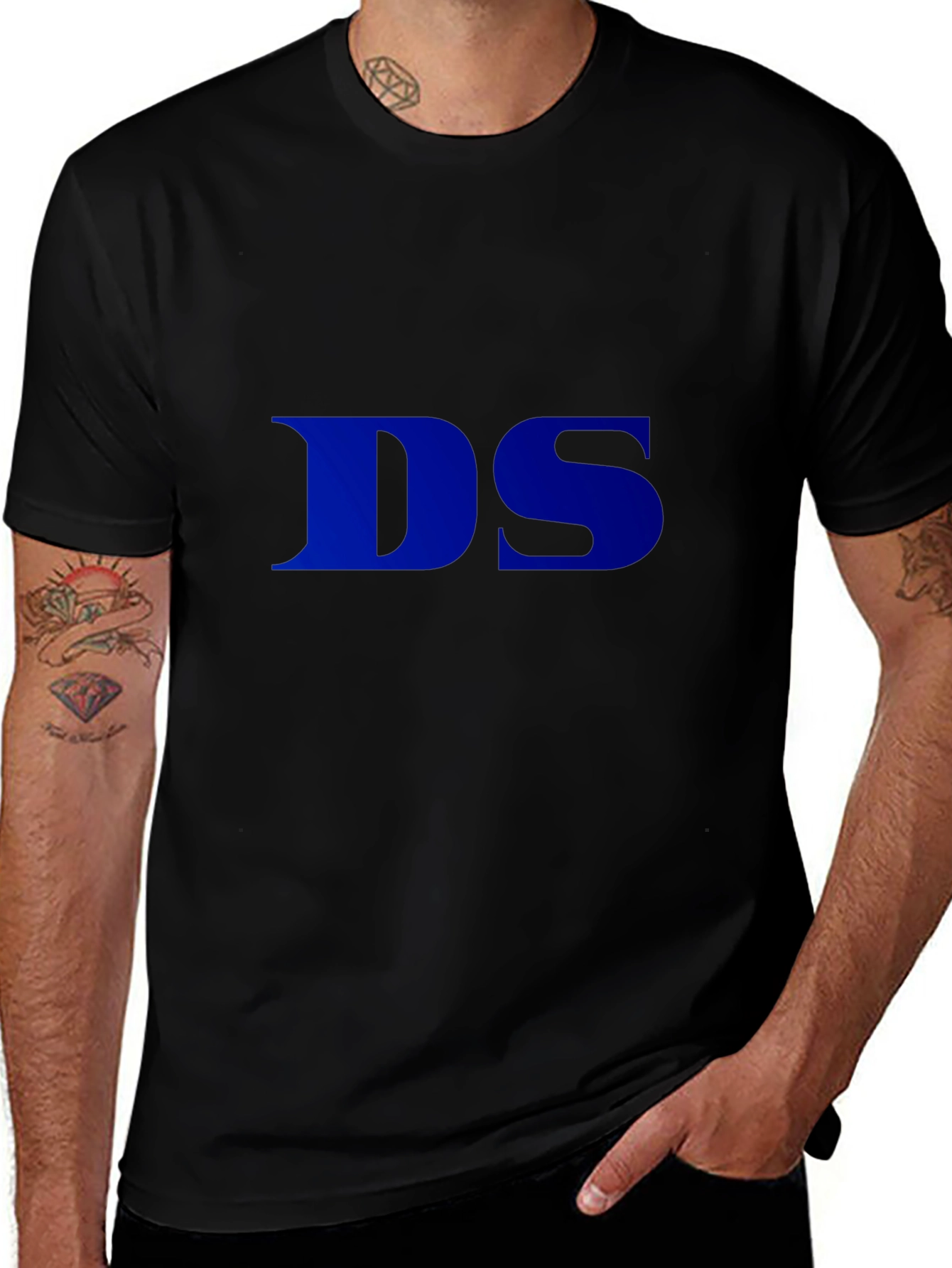 Bold Initial Tee - Classic Comfort
