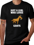 Just A Girl Who Loves Goats T-Shirt
