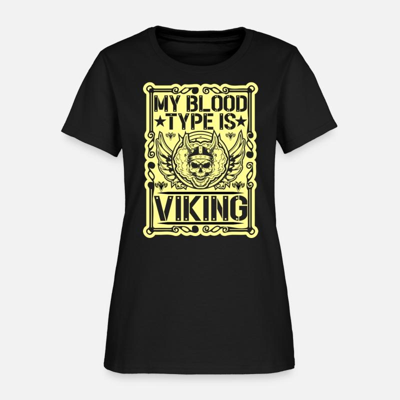 My Blood Type Is Viking T Shirt