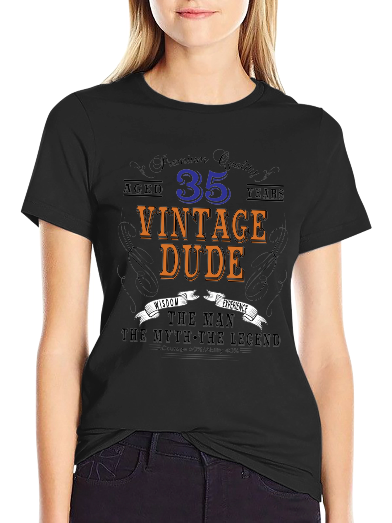 Vintage Dude 35th Birthday T-Shirt