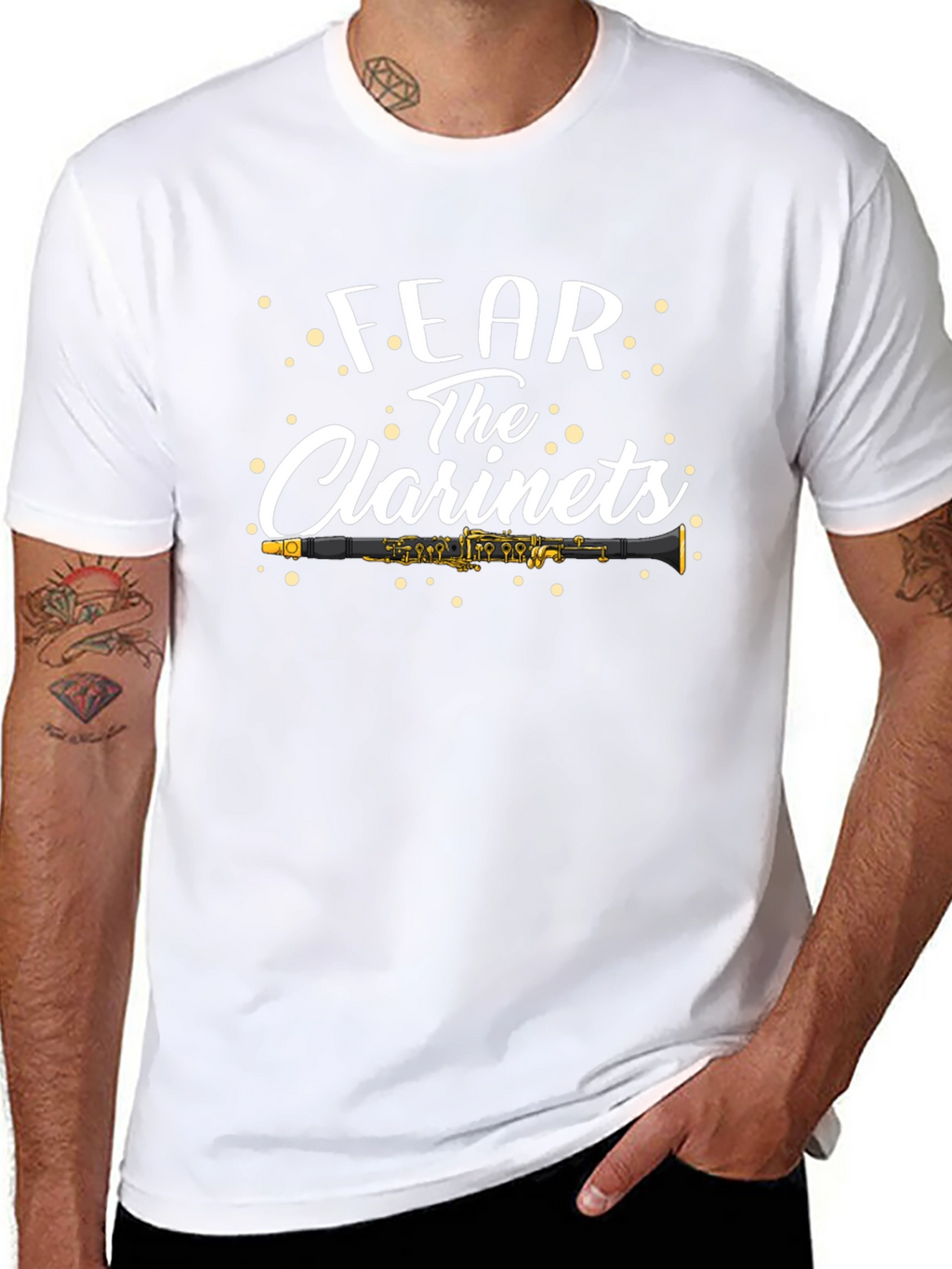 Fear the Clarinets T-Shirt - Musician Humor Tee
