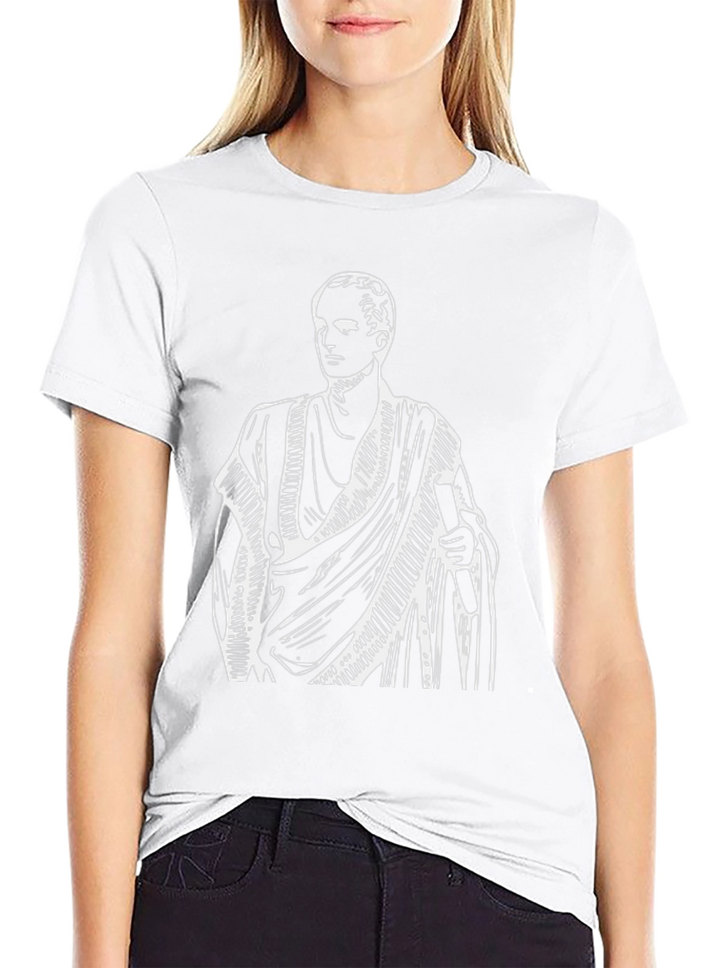 Roman Emperor Graphic Tee - Black