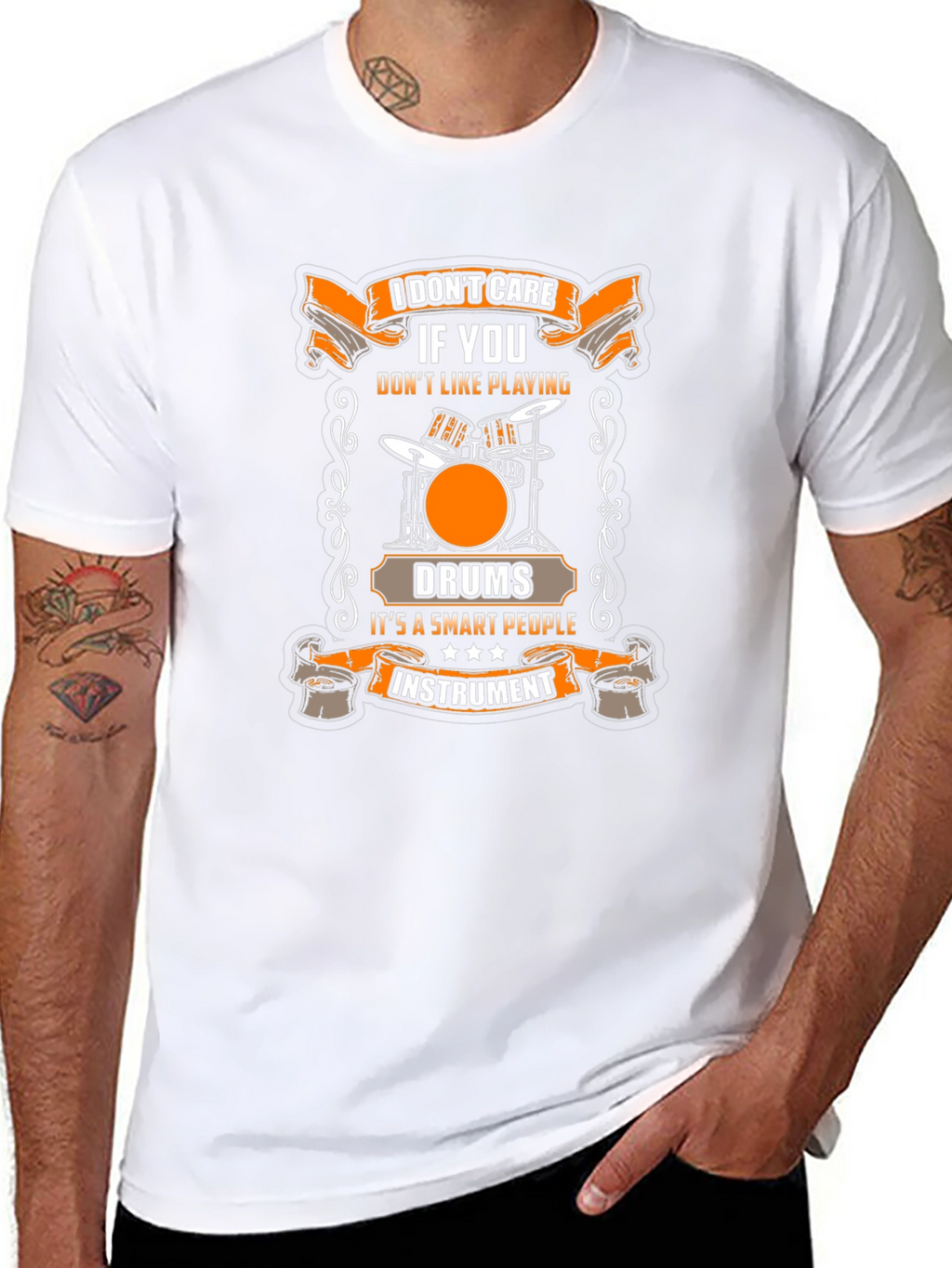Drum Instrument Smart People T-Shirt