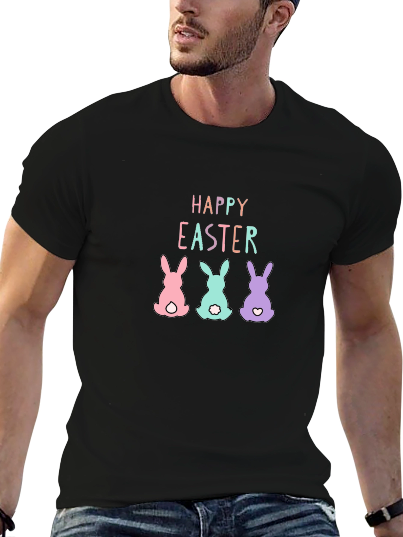 Happy Easter Bunny T-Shirt - Cute Holiday Tee