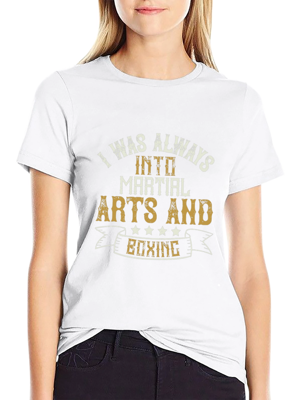 Martial Arts & Boxing T-Shirt - Black Mens