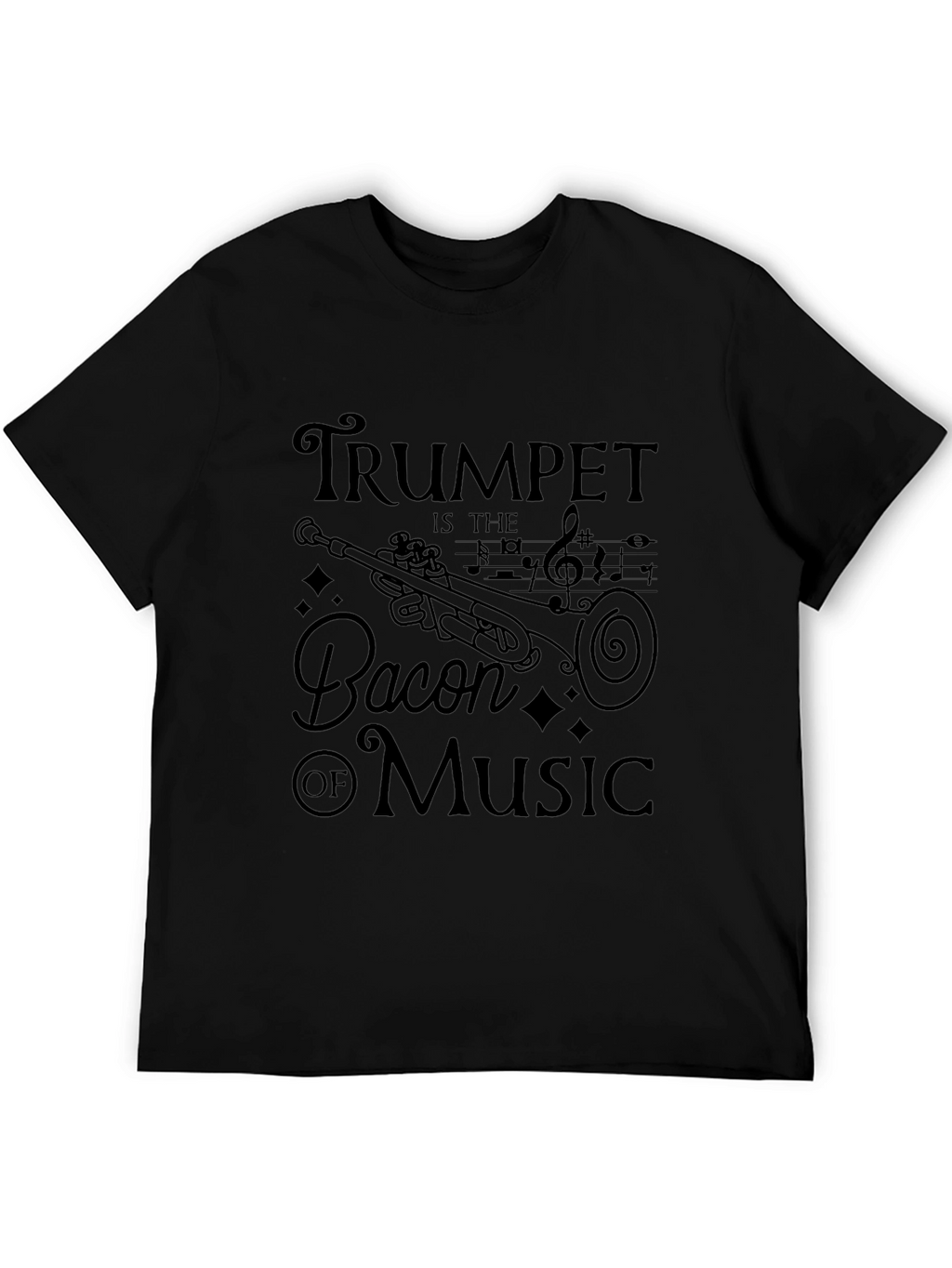 Trumpet is the Bacon of Music Graphic T-Shirt