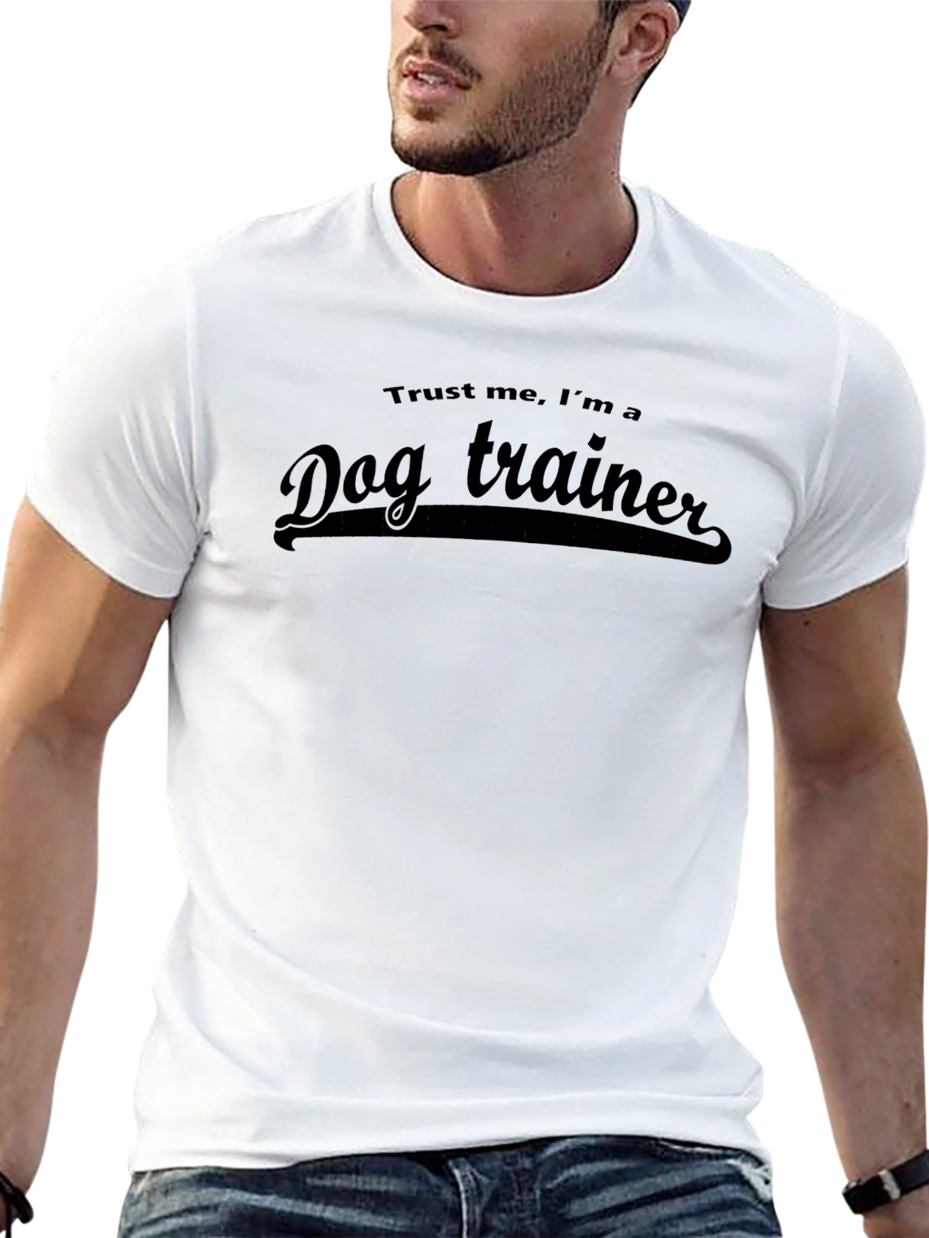 Trust Me Im a Dog Trainer Black T-Shirt