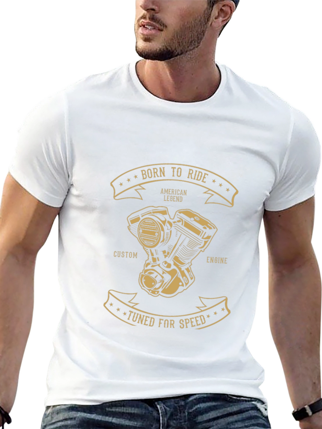 Born to Ride Graphic T-Shirt - American Legend