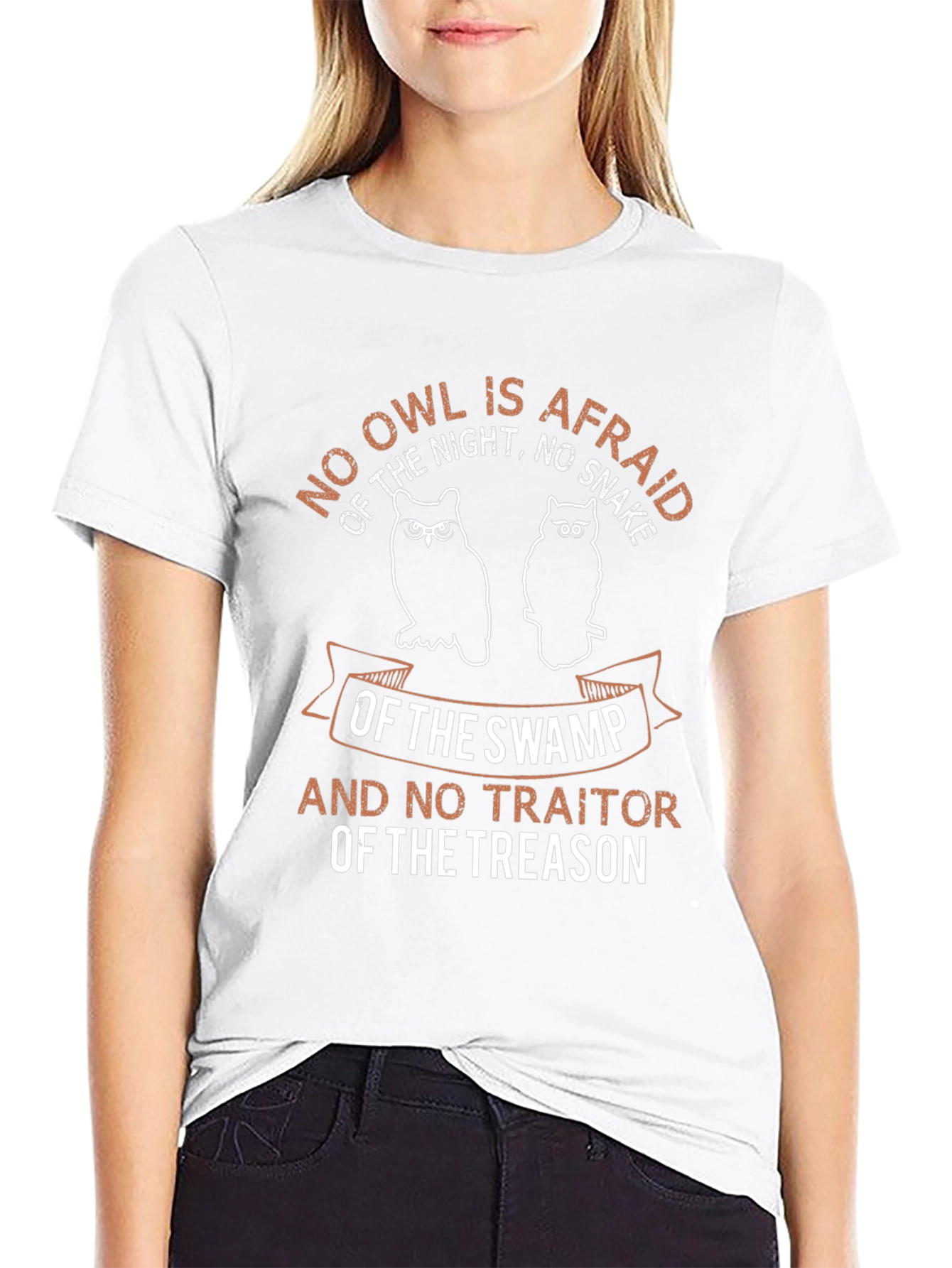No Owl Is Afraid Mens Graphic T-Shirt