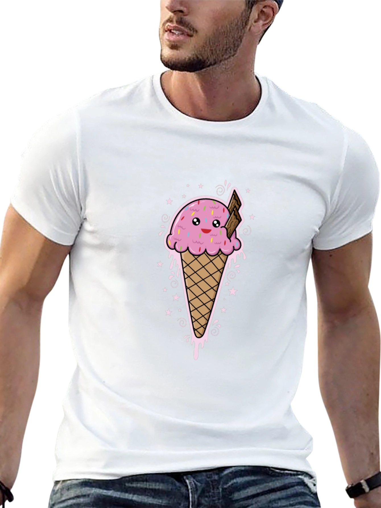 Ice Cream Graphic Tee - Sweet Style